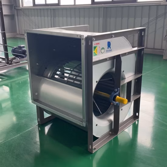 Ventilateur d'extraction centrifuge sans balais incurvé vers l'avant DC/EC de personnalisation d'autoroute pour l'industrie