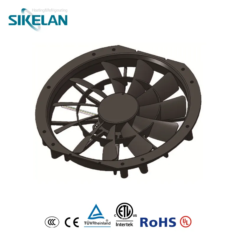 Petit ventilateur axial de refroidissement à courant alternatif de moteur sans brosse EC approuvé par UL