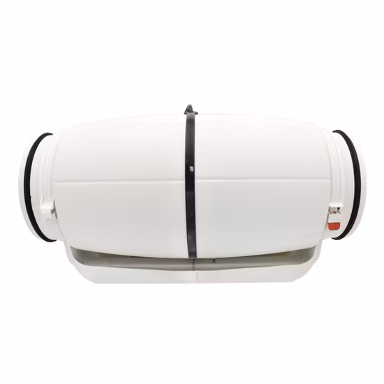 Ventilateur de conduit en ligne hydroponique silencieux circulaire AC/Ec de Ventilation à flux mixte Axial de 6 pouces pour serre