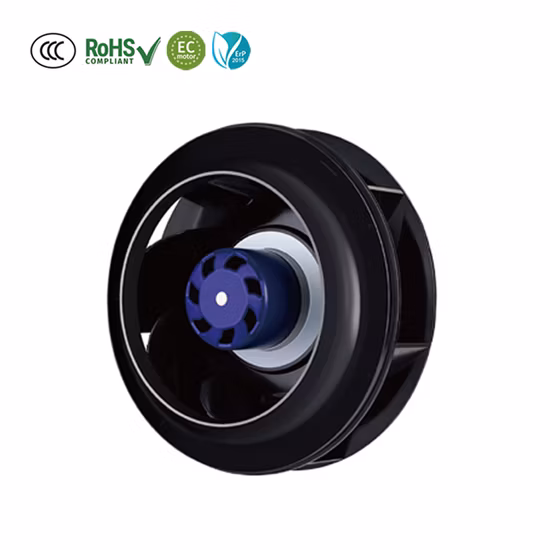 Blauberg 400 mm EC/AC 380 V 400 mm de diamètre ventilateur centrifuge incurvé vers l'arrière
