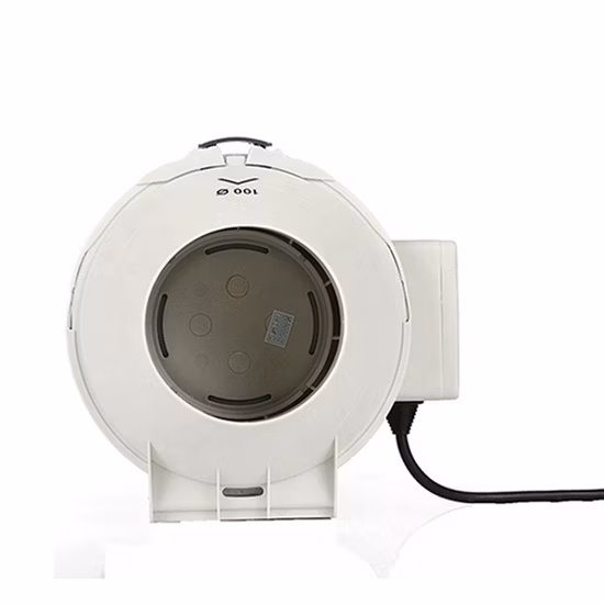 Ventilateur de conduit en ligne silencieux à flux mixte SAA à deux vitesses de 8 pouces